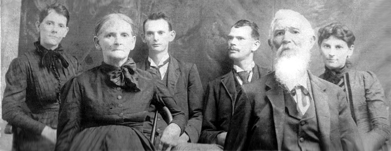 Mollie Eachus, Thomas Sawyer Eachus, Frank Foster Eachus, Ida Eachus Martha Bing Campbell and George W. Eachus.